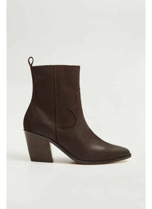 Bottes marron MANGO femme