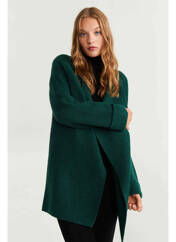 Gilet manches longues vert MANGO pour femme seconde vue