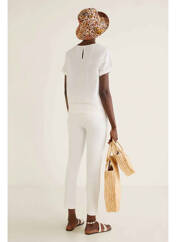 Pantalon 7/8 blanc MANGO pour femme seconde vue