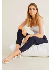 Pantalon slim bleu MANGO pour femme seconde vue
