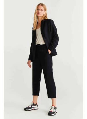 Pantalon 7/8 noir MANGO femme