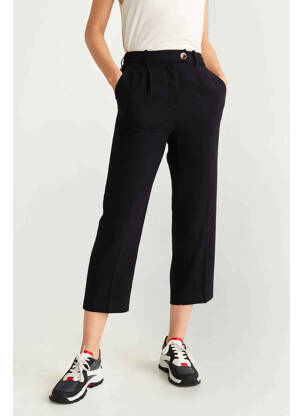 Pantalon 7/8 noir MANGO femme