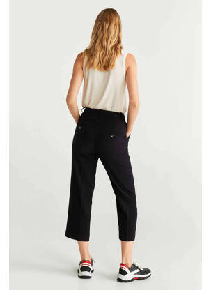 Pantalon 7/8 noir MANGO femme