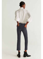 Jeans coupe droite gris MANGO pour femme seconde vue