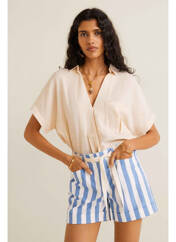 Short bleu MANGO pour femme seconde vue