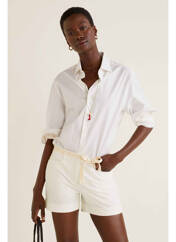 Short blanc MANGO pour femme seconde vue