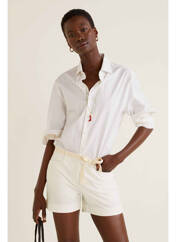 Short blanc MANGO pour femme seconde vue