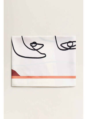 Foulard orange MANGO pour femme