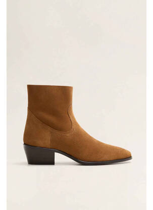 Bottines/boots marron MANGO femme