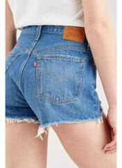 Short bleu LEVIS pour femme seconde vue