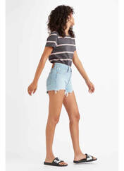 Short bleu LEVIS pour femme seconde vue