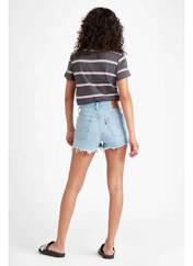 Short bleu LEVIS pour femme seconde vue