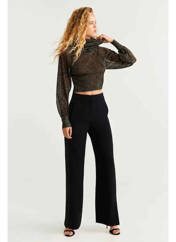 Pantalon flare noir MANGO pour femme seconde vue