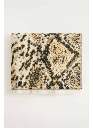 Echarpe beige MANGO femme