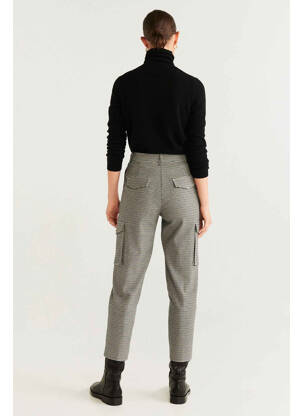 Pantalon cargo blanc MANGO femme