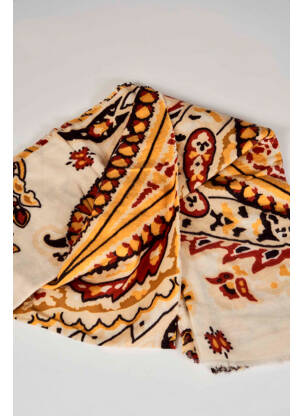 Foulard jaune MANGO femme