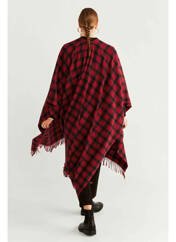 Poncho rouge MANGO pour femme seconde vue