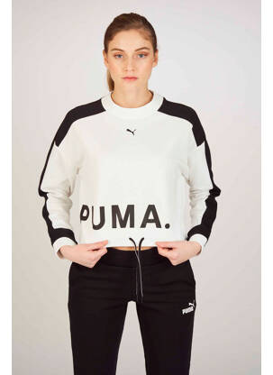 Sweat-shirt blanc PUMA femme