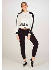 Sweat-shirt blanc PUMA pour femme seconde vue