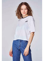 T-shirt blanc PUMA pour femme seconde vue