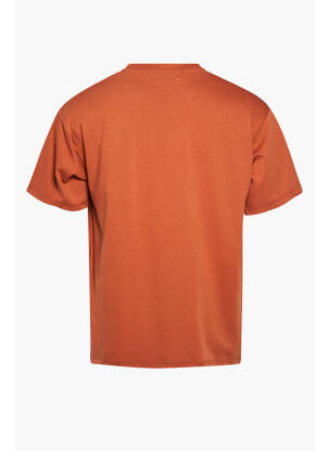 T-shirt orange CATERPILLAR homme
