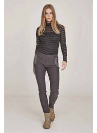 Pull col roulé gris NÜ femme
