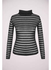 Pull col roulé gris NÜ pour femme seconde vue