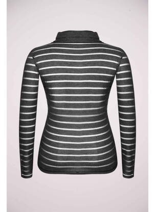 Pull col roulé gris NÜ femme