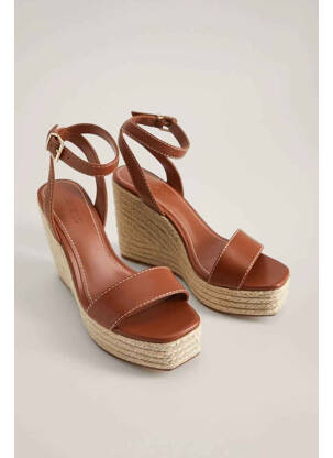 Sandales/nu pieds marron MANGO femme