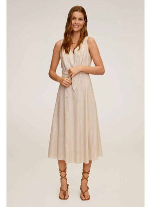 Ensemble robe beige MANGO pour femme