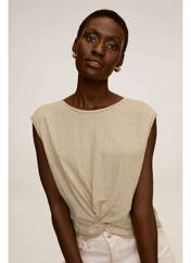 Top beige MANGO pour femme seconde vue