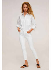Jeans skinny blanc MANGO pour femme seconde vue