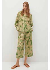 Pantalon flare vert MANGO pour femme seconde vue