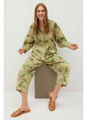 Pantalon flare vert MANGO pour femme seconde vue