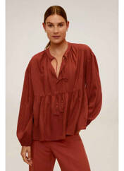 Blouse orange MANGO pour femme seconde vue