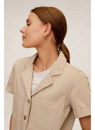 Combishort beige MANGO femme