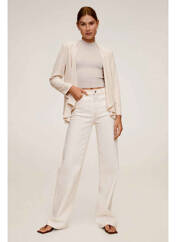 Blazer beige MANGO pour femme seconde vue
