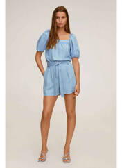 Short bleu MANGO pour femme seconde vue