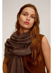 Foulard marron MANGO pour femme seconde vue