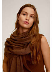 Foulard marron MANGO pour femme seconde vue
