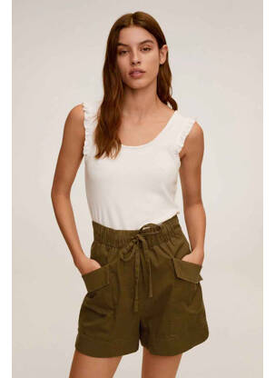 Short vert MANGO femme