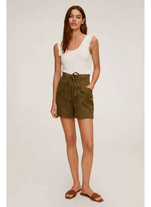 Short vert MANGO femme