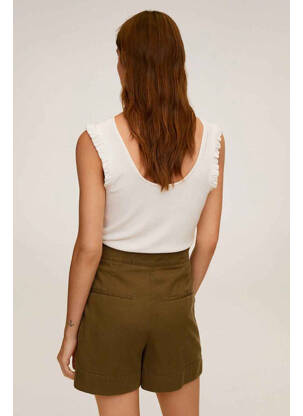 Short vert MANGO femme