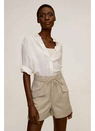 Short gris MANGO femme