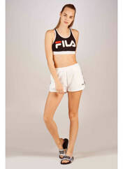 Short blanc FILA pour femme seconde vue