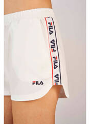 Short blanc FILA pour femme seconde vue