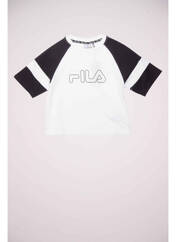 T-shirt blanc FILA pour fille seconde vue