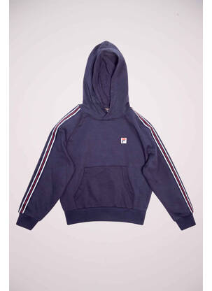 Sweat-shirt à capuche bleu FILA pour fille