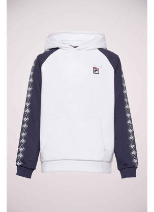 Sweat-shirt à capuche blanc FILA garçon