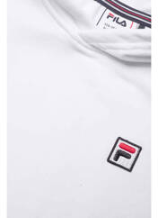 Sweat-shirt à capuche blanc FILA pour garçon seconde vue